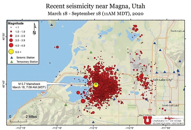 recent seismicity